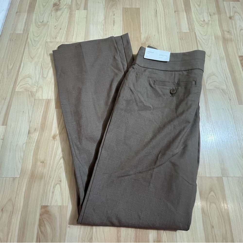 Loft Womens New With Tags‎ Straight Through Hip & Thigh Brown Women's Trouser 4 - Picture 8 of 8